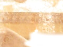 Horny Indian men tasting his mature housewife big ass licking her with help of champagne and fucked her in doggy style